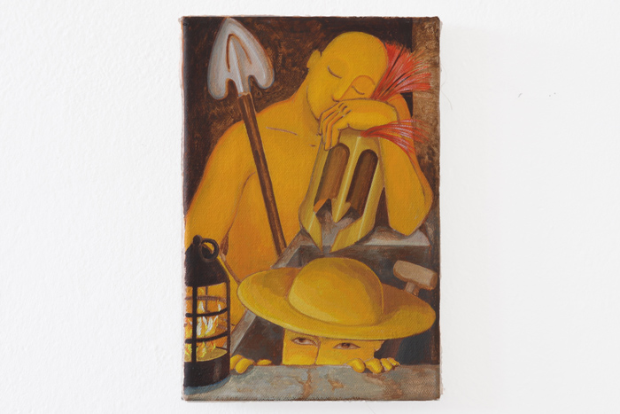 painting, christ gardener, lištica