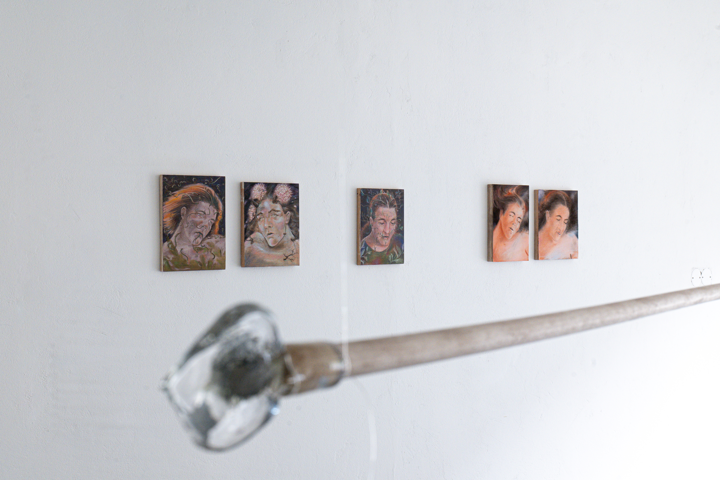 Dokumentace skupinové výstavy květomluva v galerii Entrance, Lištica